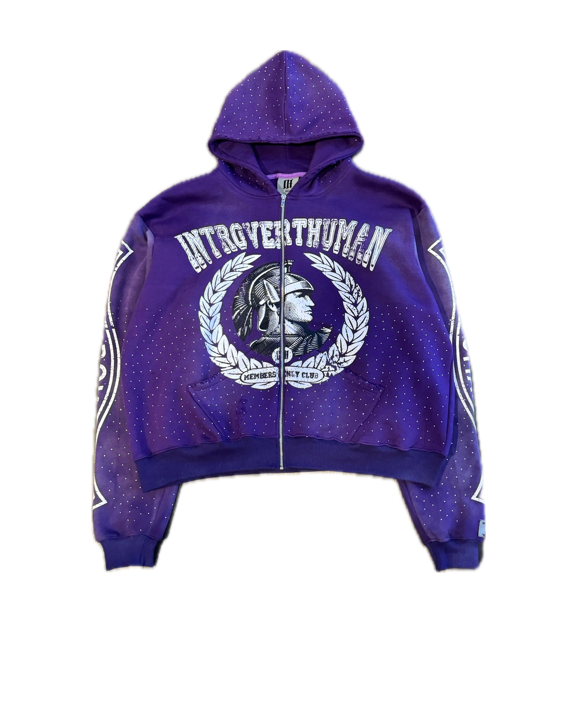 STARRY NIGHT ZIP UP PURPLE