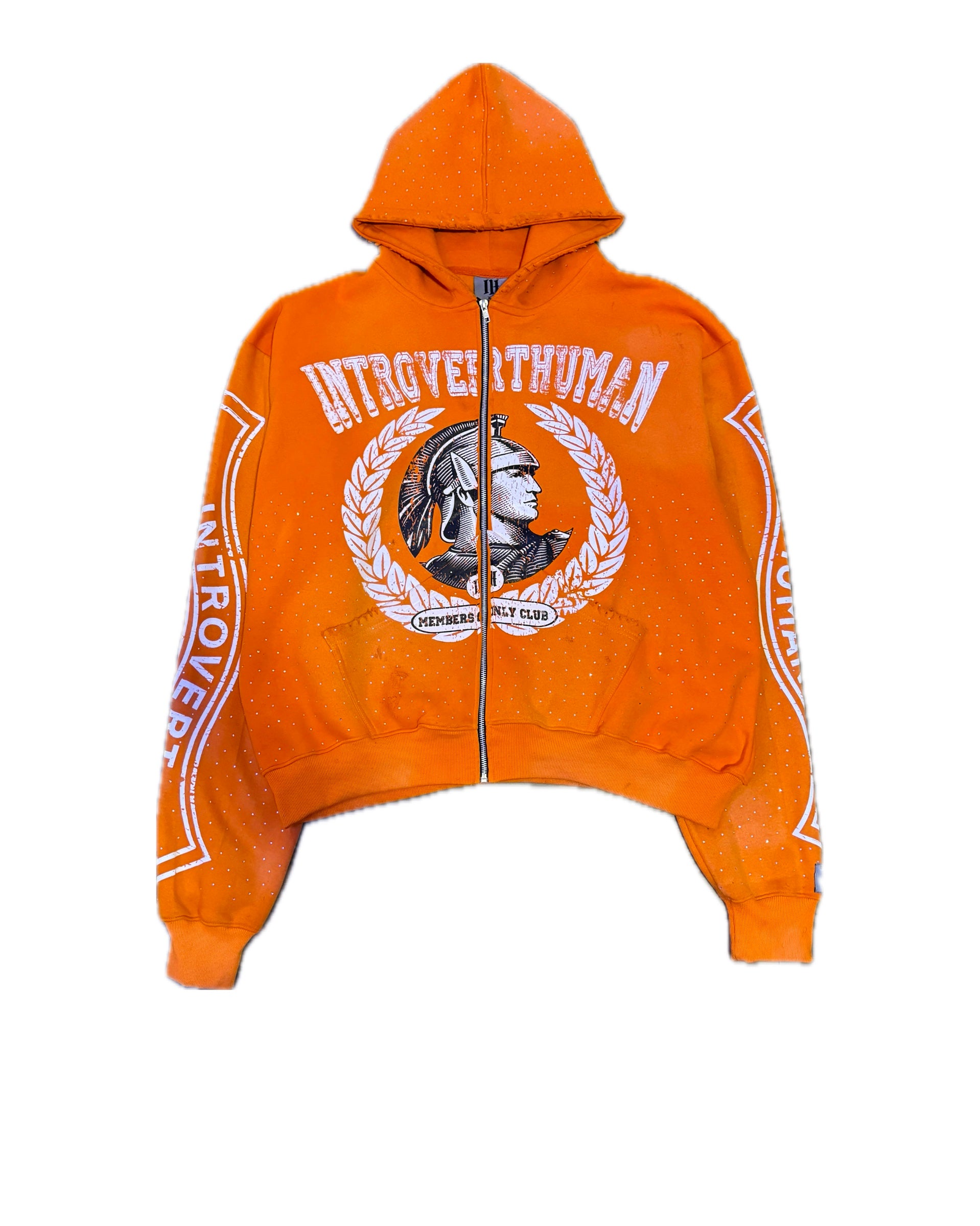 STARRY NIGHT ZIP UP ORANGE